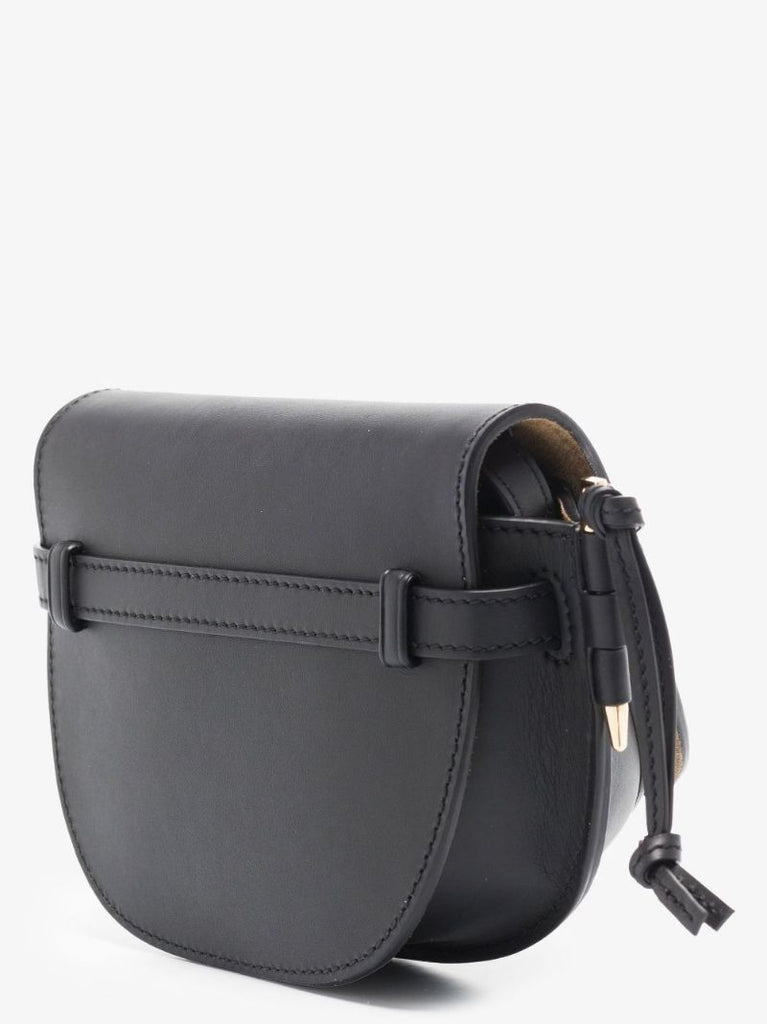 Black Gate Small Leather Cross Body Bag