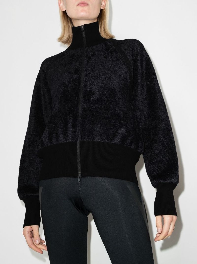 Classic Zip-up Velvet Jacket