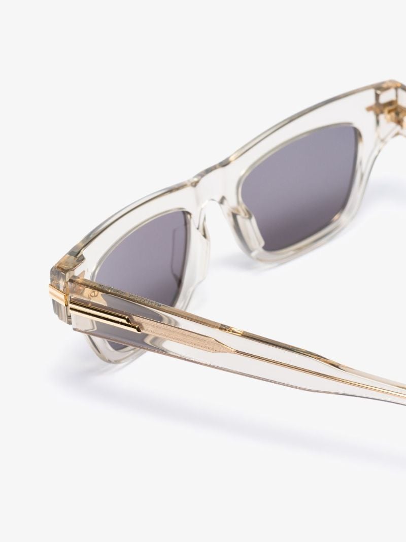 Neutral Mitre Square Sunglasses