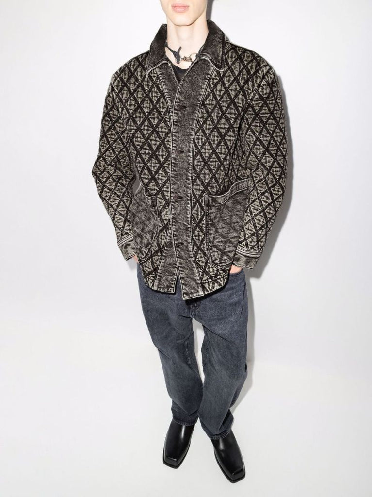 Lattice Denim Jacket