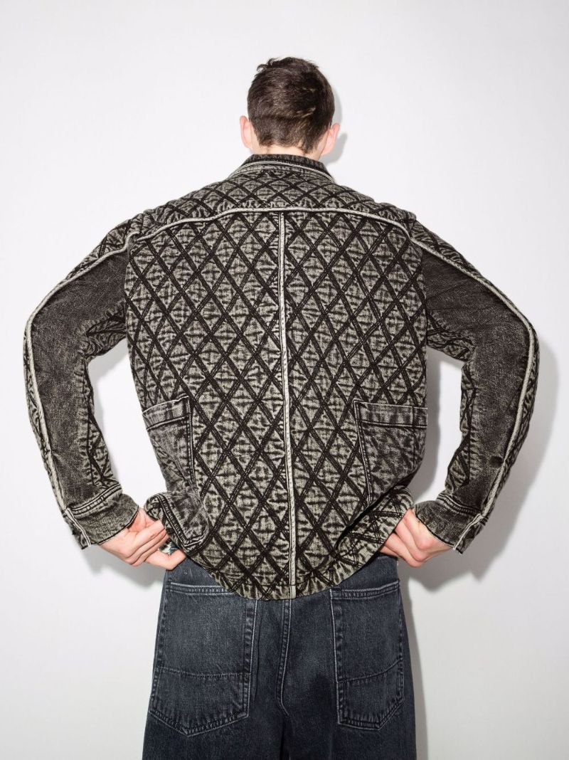 Lattice Denim Jacket