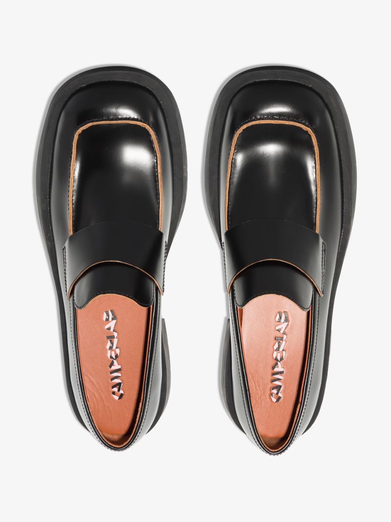 Black Dockyplus Leather Loafers