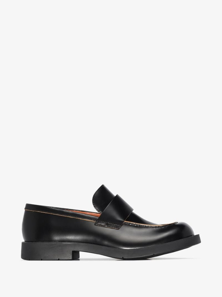 Black Dockyplus Leather Loafers