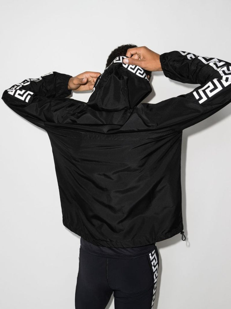 Greca Logo Print Jacket