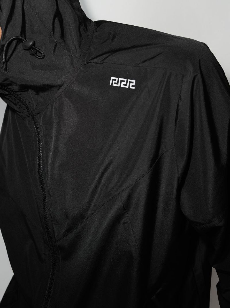 Greca Logo Print Jacket
