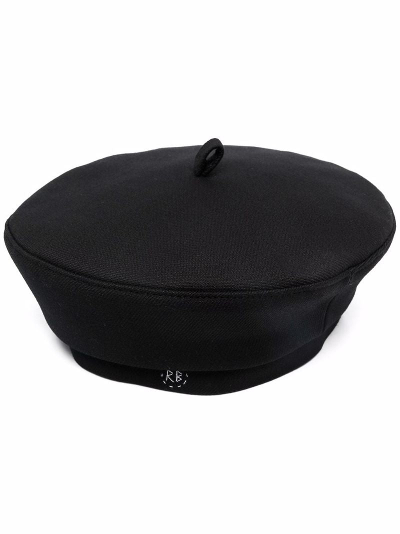 Logo-embroidered Beret