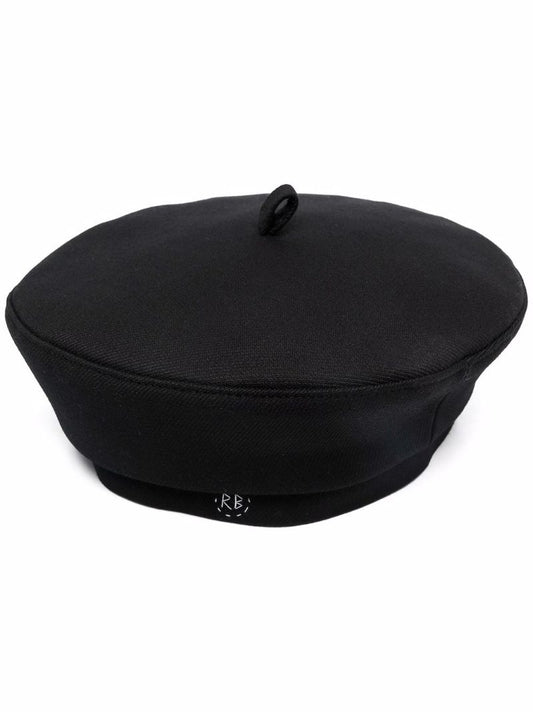 Logo-embroidered Beret