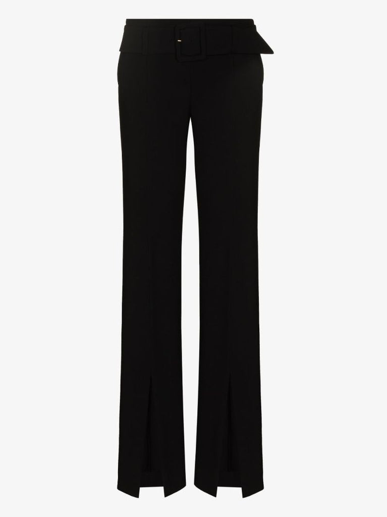 Split Hem Wool Trousers