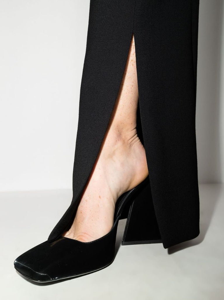 Split Hem Wool Trousers