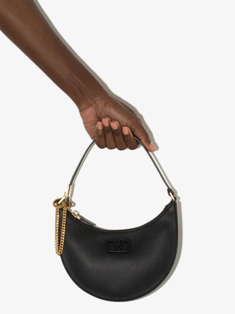 Black Vsling Mini Leather Shoulder Bag