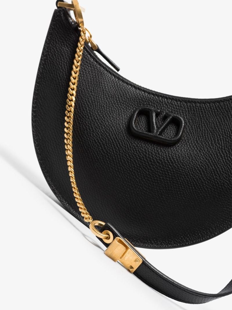 Black Vsling Mini Leather Shoulder Bag