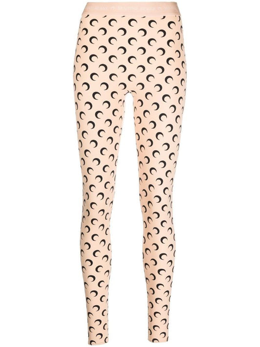 Fuseaux Crescent Moon Print Leggings
