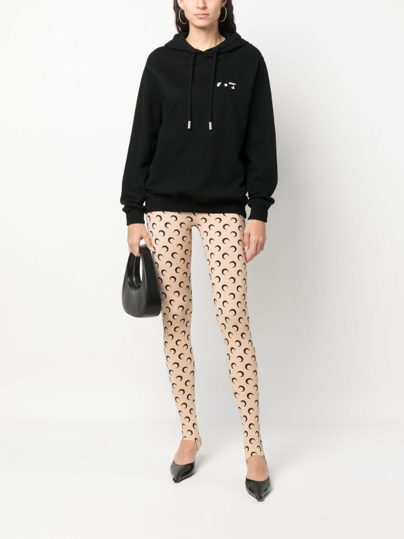 Fuseaux Crescent Moon Print Leggings