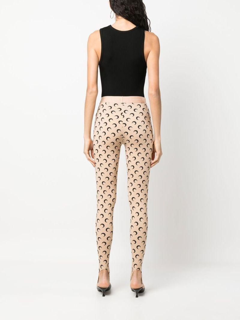 Fuseaux Crescent Moon Print Leggings