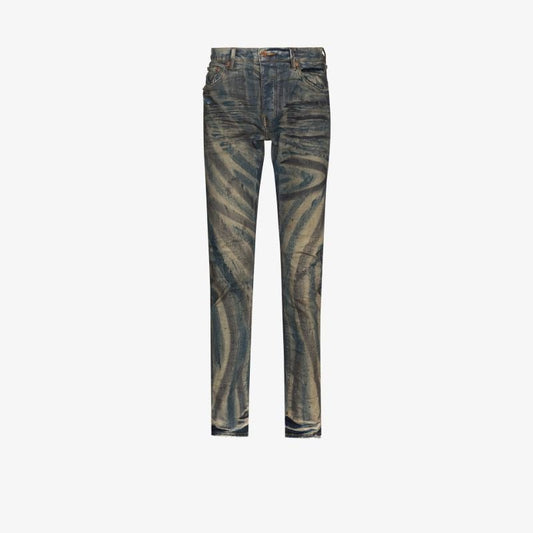 P001 Brush Stroke Skinny Jeans