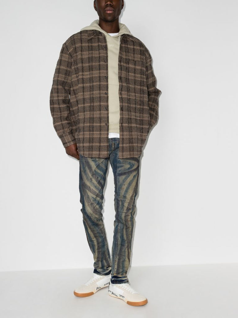 P001 Brush Stroke Skinny Jeans