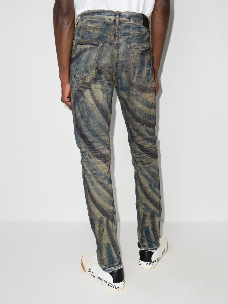 P001 Brush Stroke Skinny Jeans