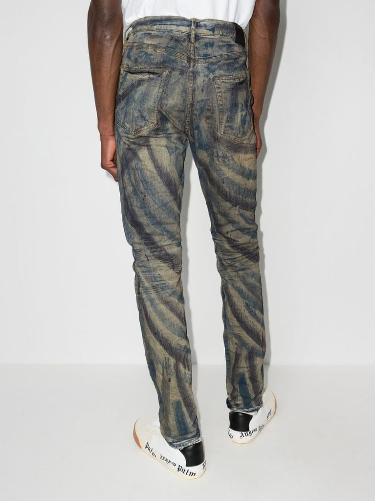 P001 Brush Stroke Skinny Jeans