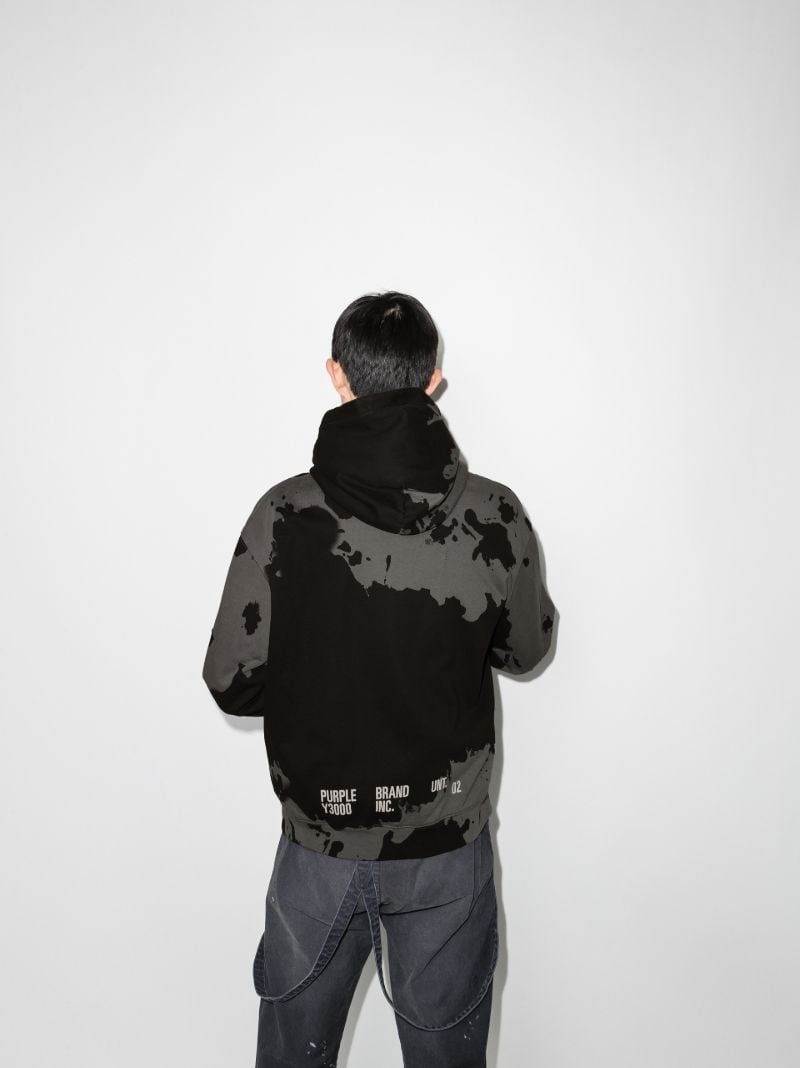 Monument Bleached Cotton Hoodie
