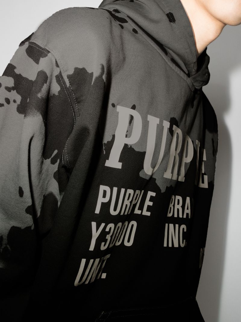 Monument Bleached Cotton Hoodie