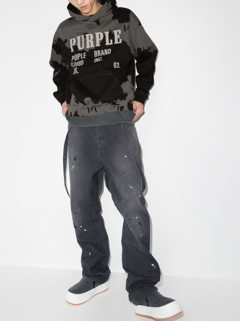Monument Bleached Cotton Hoodie