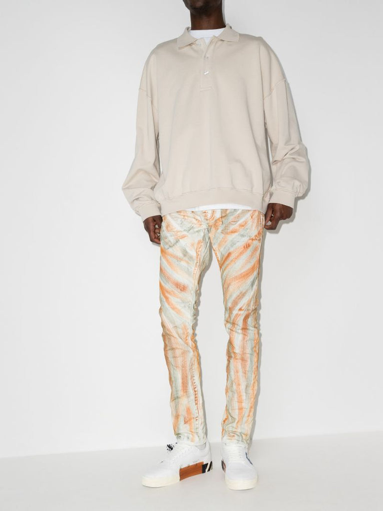 P001 Brush Stroke Skinny Jeans