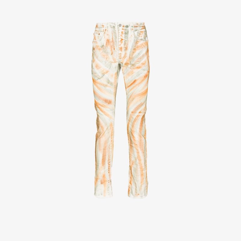 P001 Brush Stroke Skinny Jeans