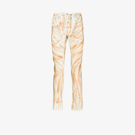 P001 Brush Stroke Skinny Jeans