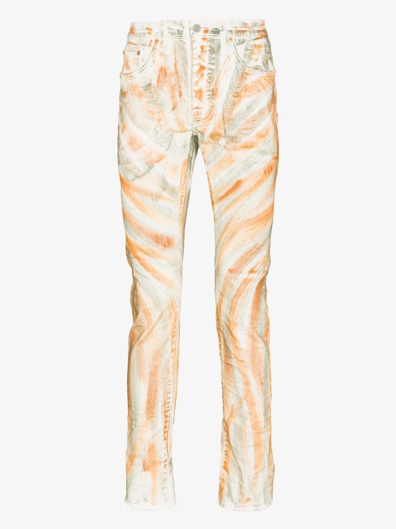 P001 Brush Stroke Skinny Jeans