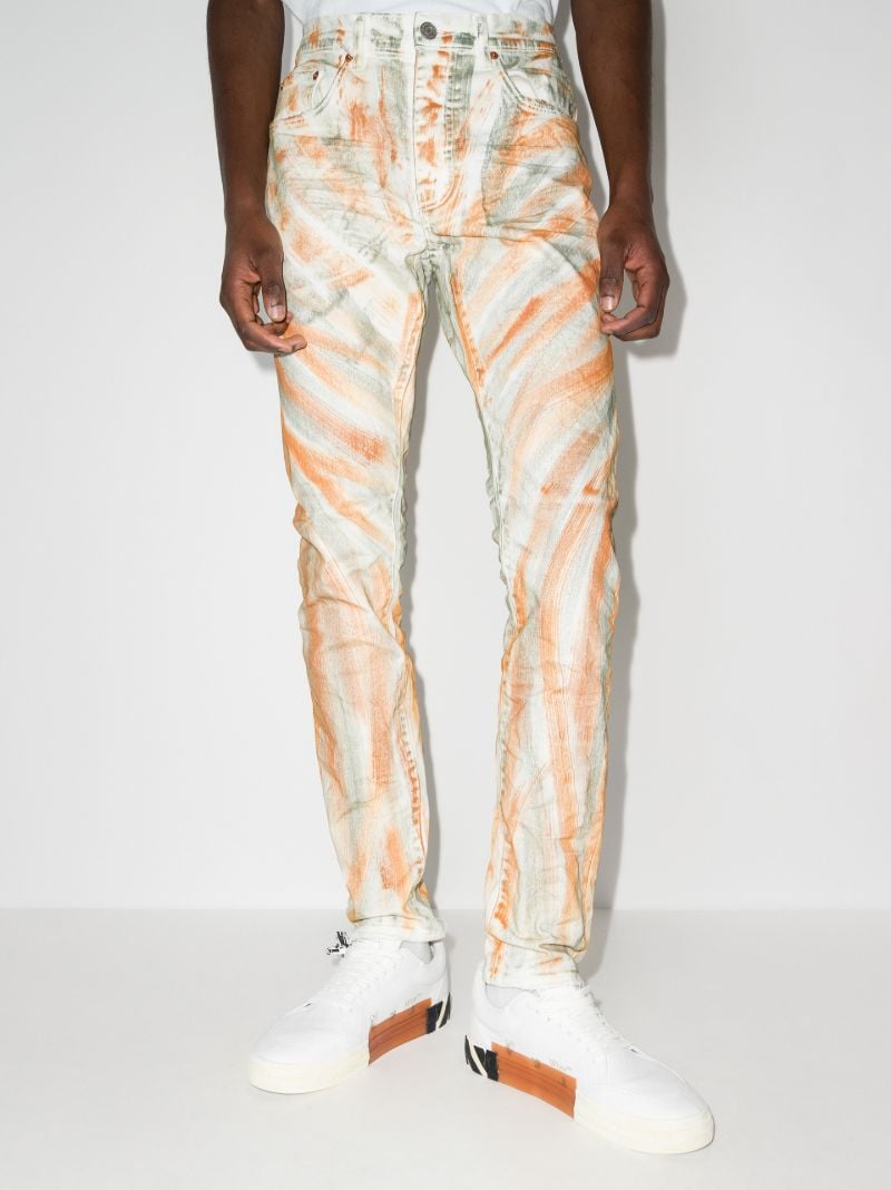 P001 Brush Stroke Skinny Jeans