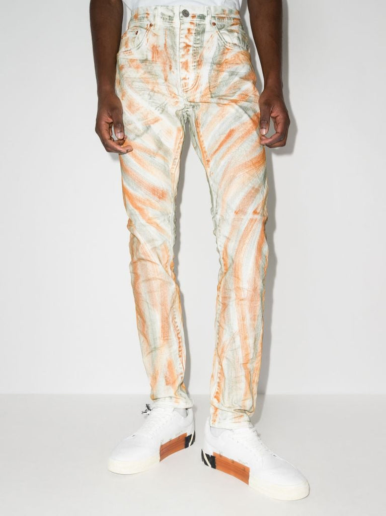 P001 Brush Stroke Skinny Jeans