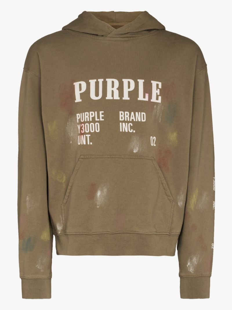 Artifact Paint Cotton Hoodie