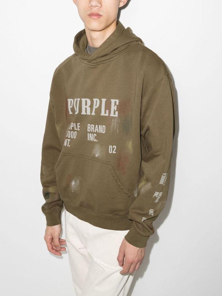 Artifact Paint Cotton Hoodie