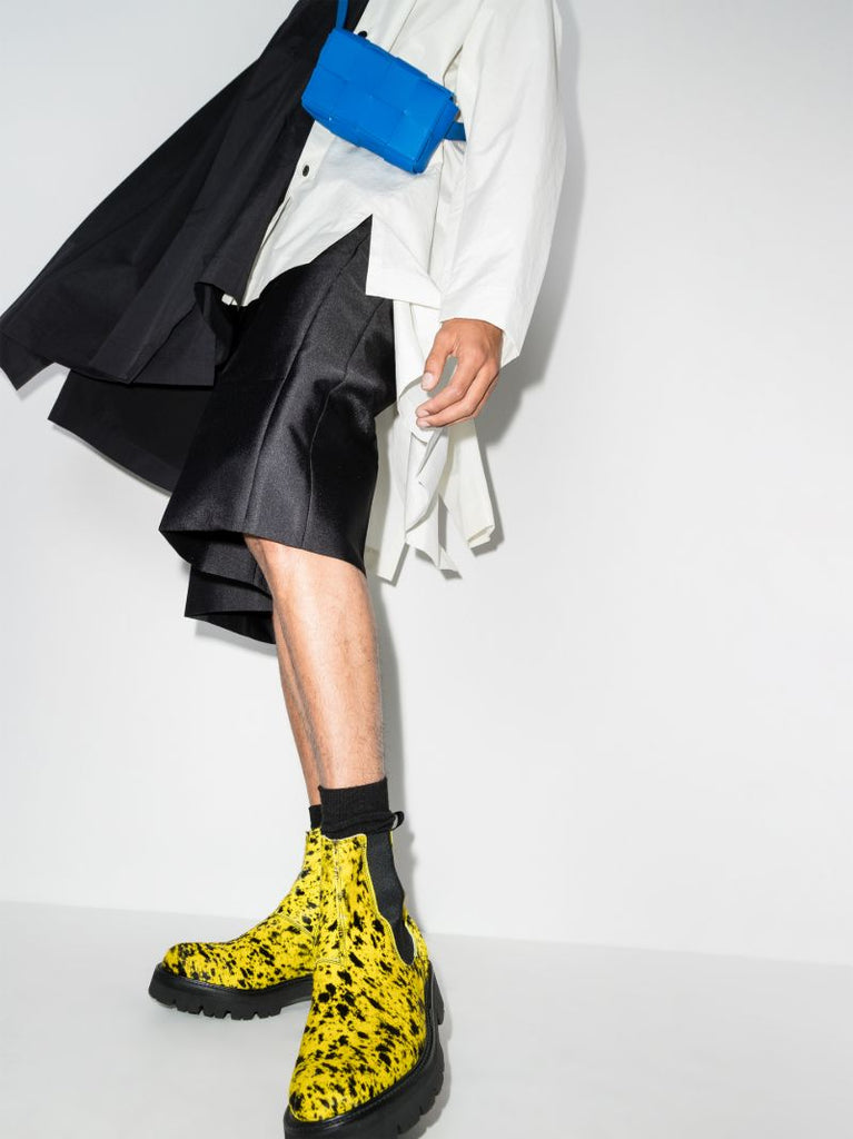 X Eckhaus Latta Yellow the Splatter Boots