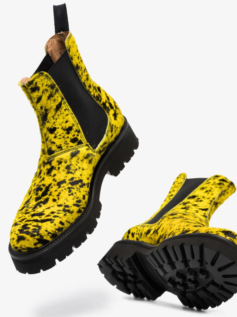 X Eckhaus Latta Yellow the Splatter Boots