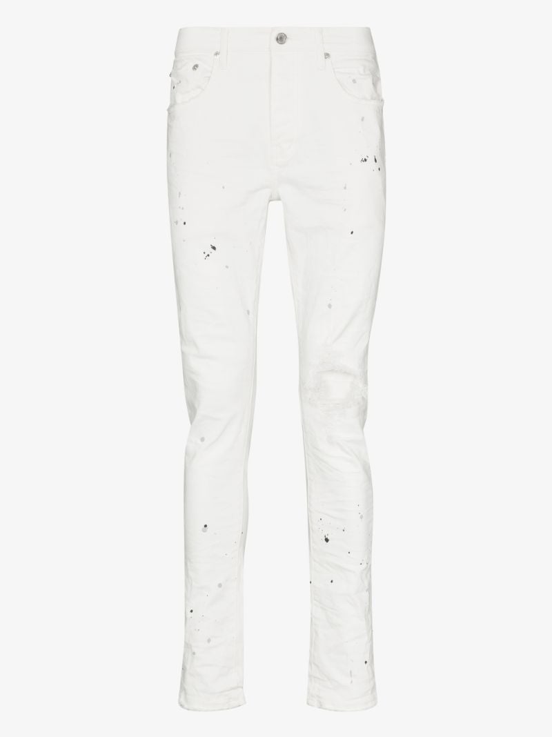 P001 Paint Blowout Skinny Jeans