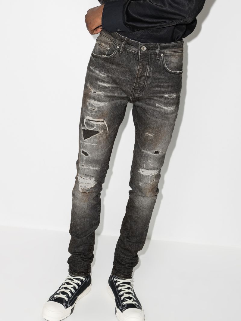 P001 Distressed Skinny Jeans