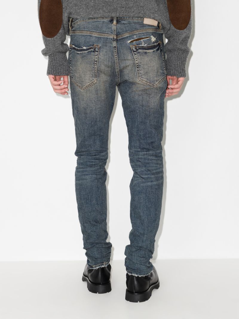 P001 Camo Repair Skinny Jeans