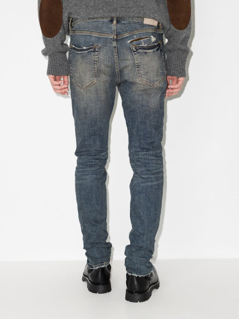 P001 Camo Repair Skinny Jeans