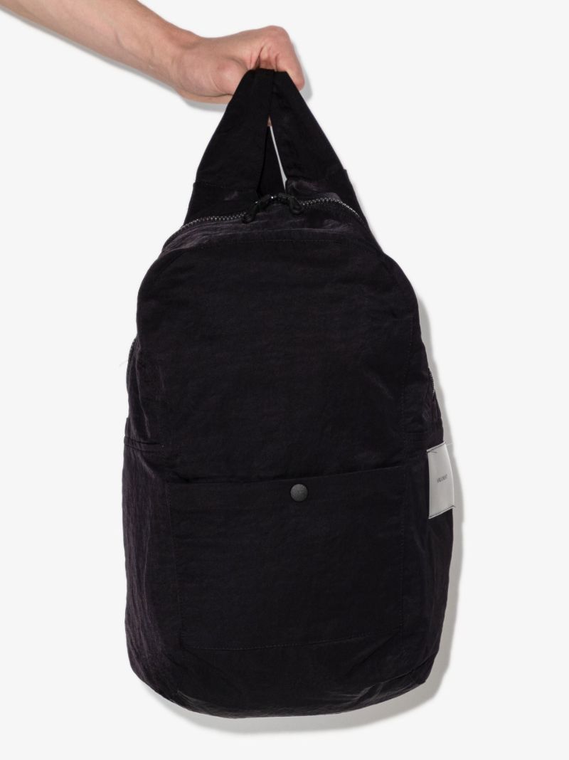 Black Slim Backpack