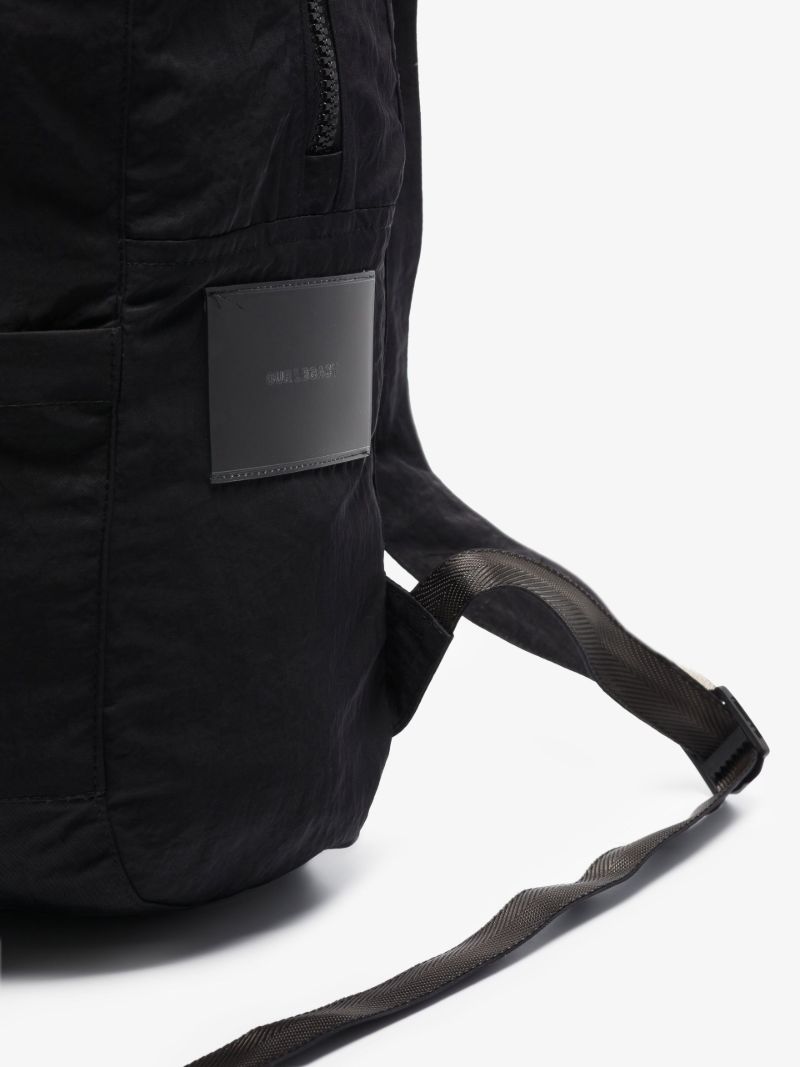 Black Slim Backpack