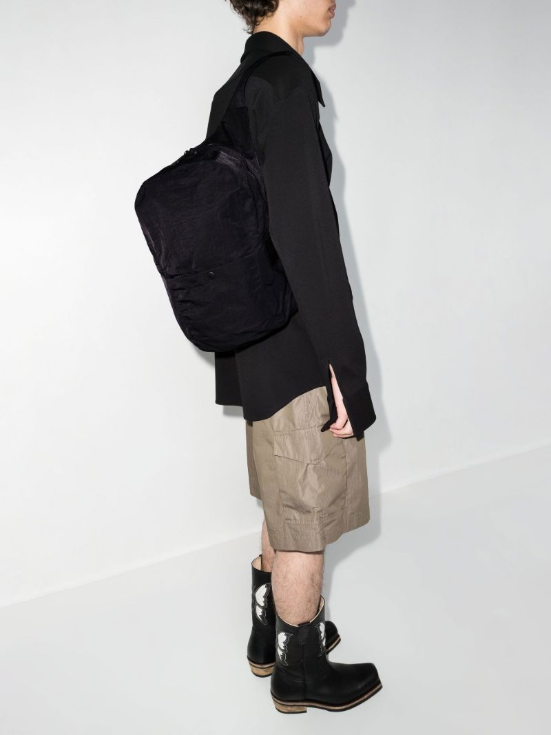 Black Slim Backpack
