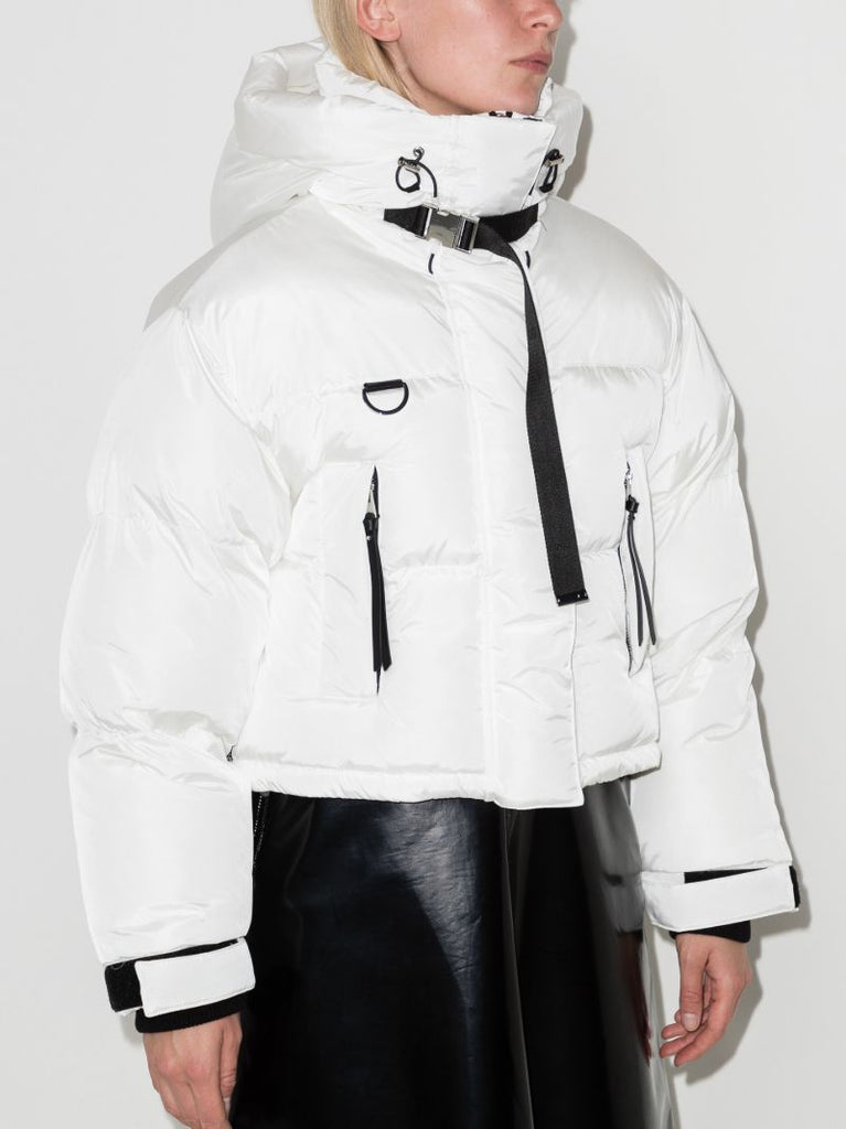 White Willow Eve Cropped Puffer Jacket