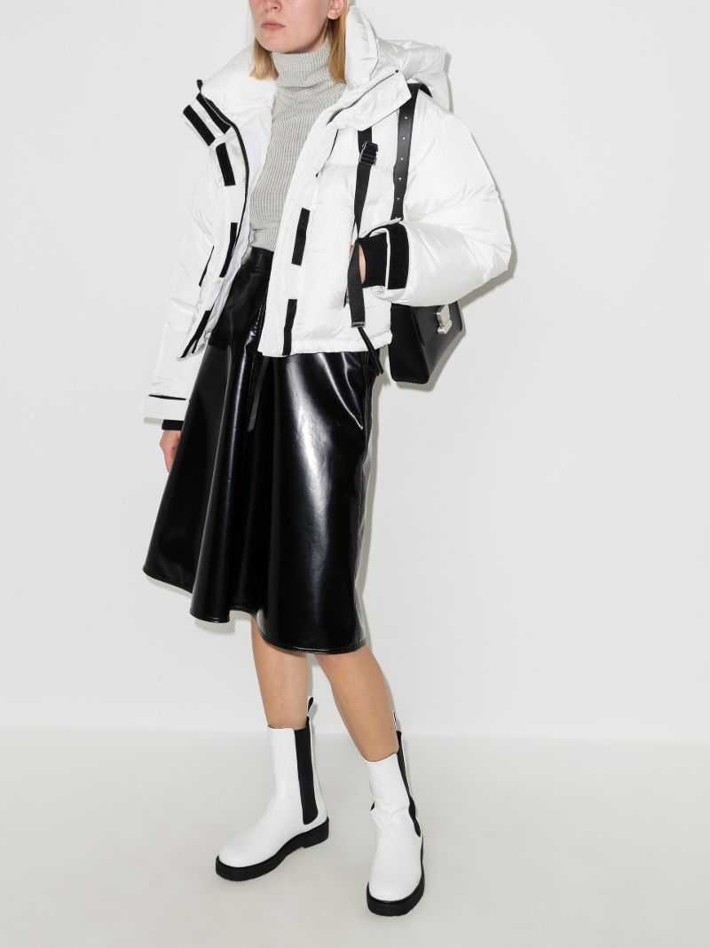 White Willow Eve Cropped Puffer Jacket