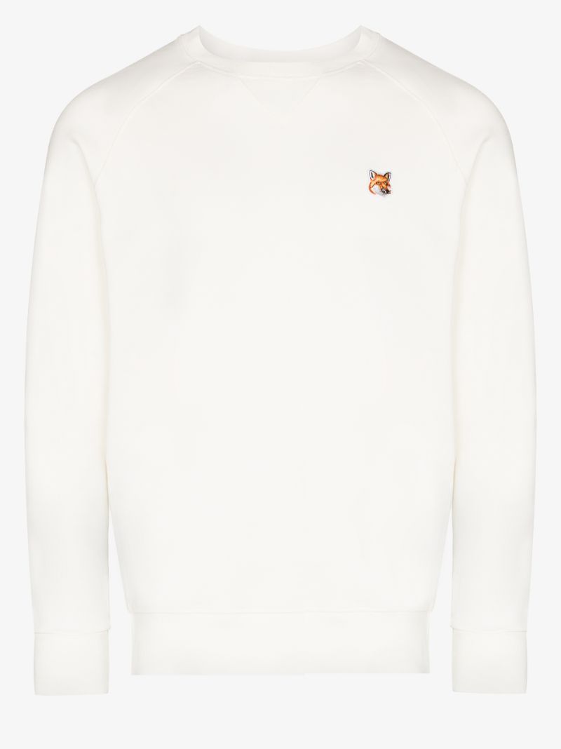 Fox Head Patch Cotton Sweatshirt