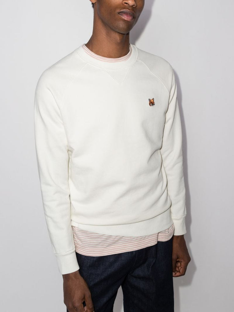 Fox Head Patch Cotton Sweatshirt