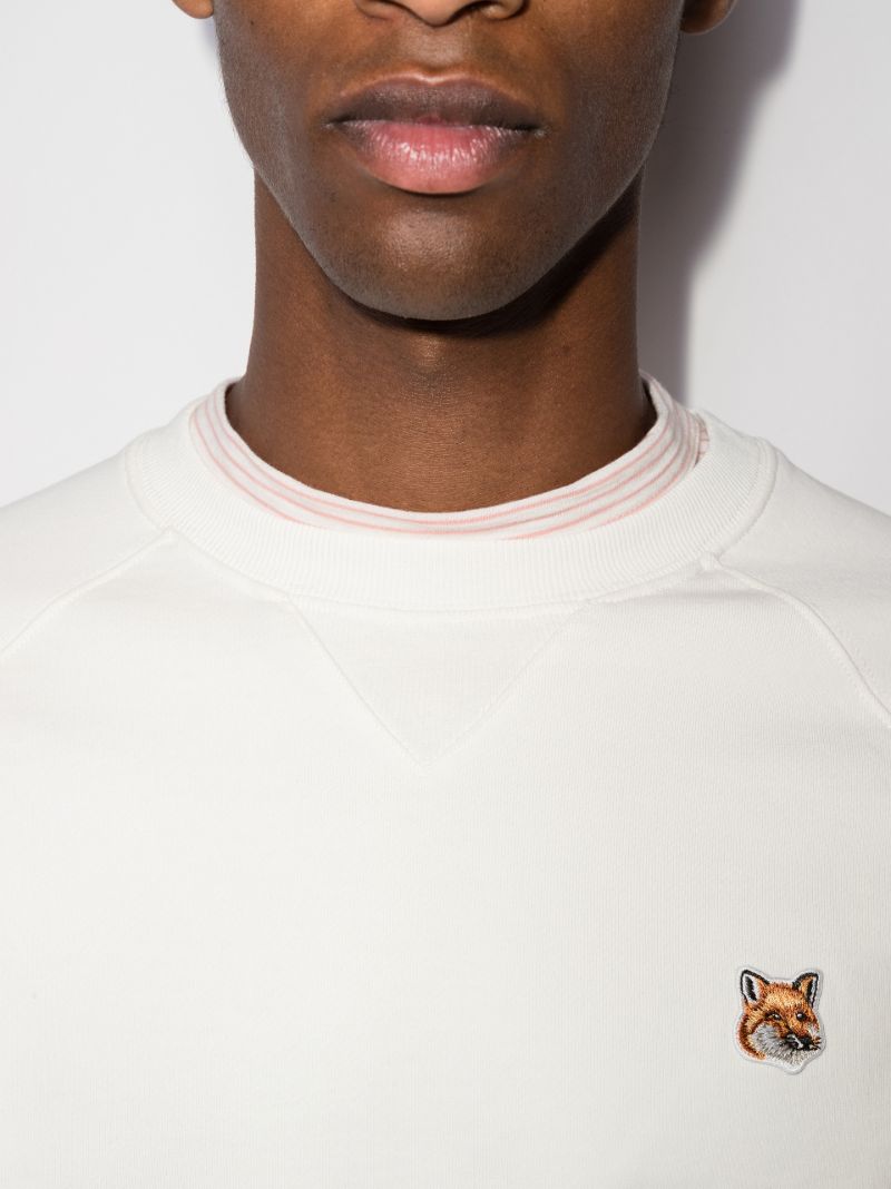 Fox Head Patch Cotton Sweatshirt
