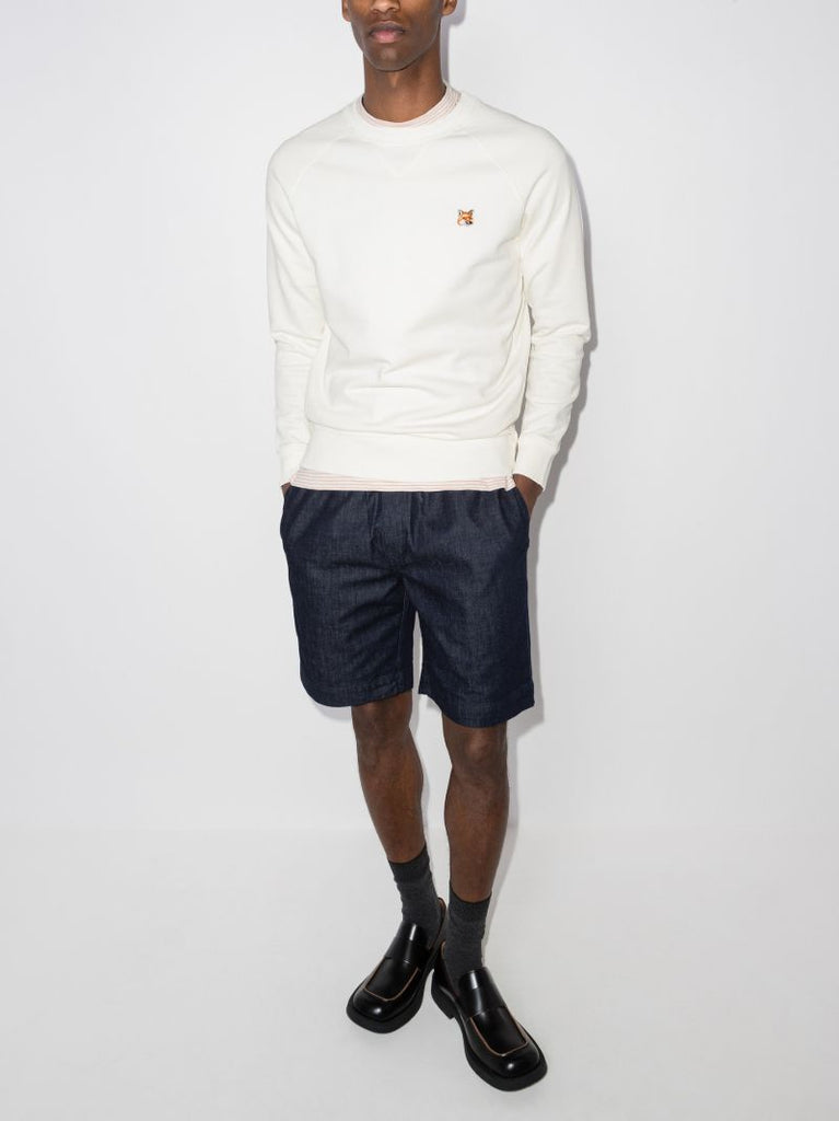 Fox Head Patch Cotton Sweatshirt