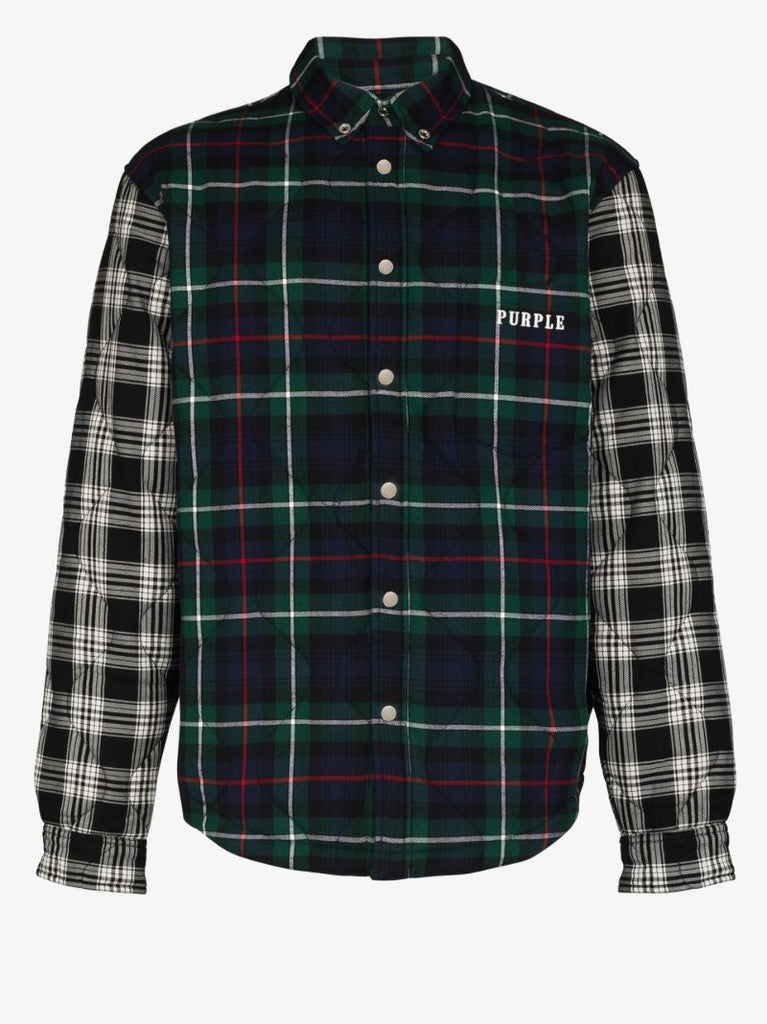 Checked Quilted Cotton Shirt