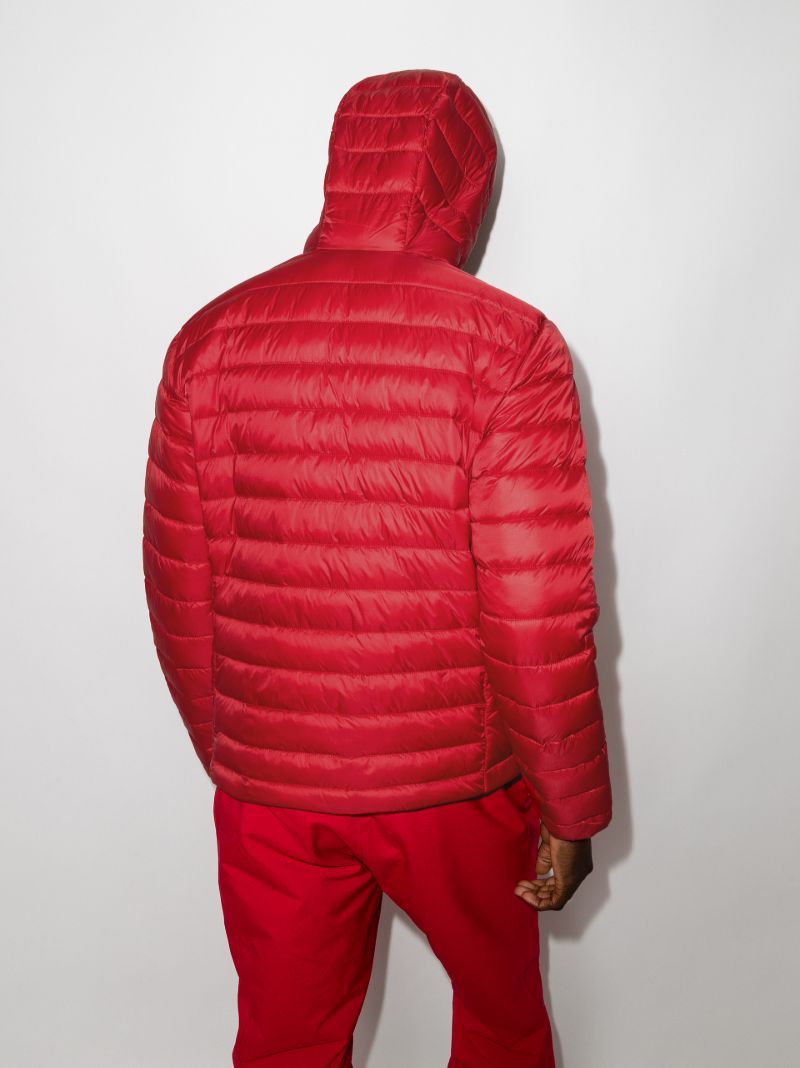 Red Rossi Hooded Padded Jacket